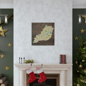 Kentucky Canvas Gallery Wraps &#8211; Kentucky Bedroom Home Office Living Room Wall Decor Canvas Art &#8211; Housewarming Gifts &#8211; KY New Home Gifts