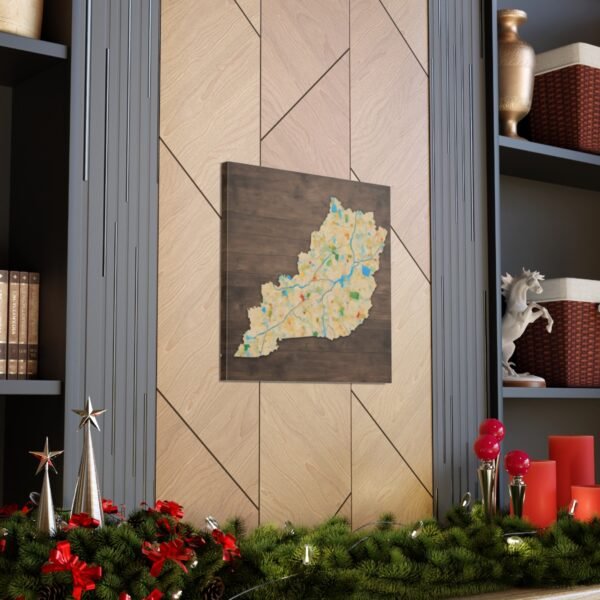 Kentucky Canvas Gallery Wraps &#8211; Kentucky Bedroom Home Office Living Room Wall Decor Canvas Art &#8211; Housewarming Gifts &#8211; KY New Home Gifts