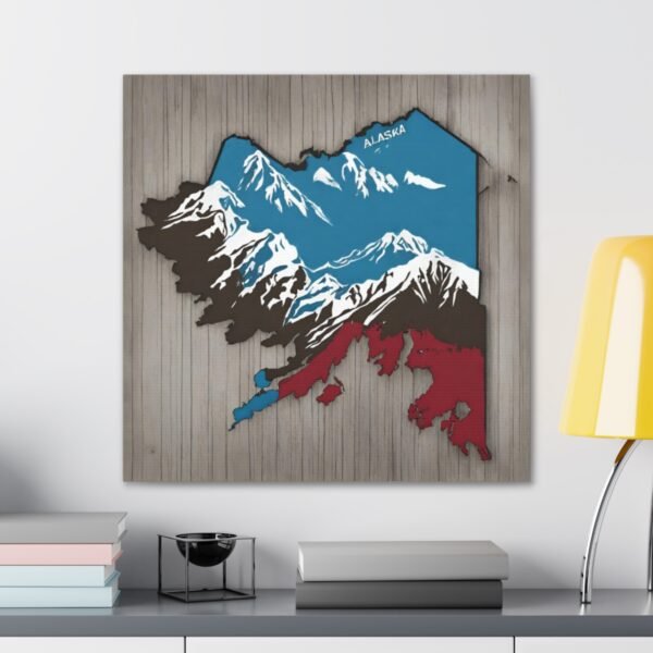 Alaska Canvas Gallery Wraps &#8211; Alaska Living Room Bedroom Office Home Wall Decor Canvas Art &#8211; Housewarming Gifts &#8211; AK New Home Gifts
