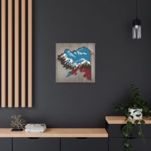 Alaska Canvas Gallery Wraps &#8211; Alaska Living Room Bedroom Office Home Wall Decor Canvas Art &#8211; Housewarming Gifts &#8211; AK New Home Gifts