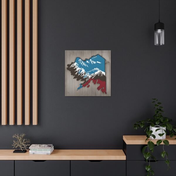 Alaska Canvas Gallery Wraps &#8211; Alaska Living Room Bedroom Office Home Wall Decor Canvas Art &#8211; Housewarming Gifts &#8211; AK New Home Gifts