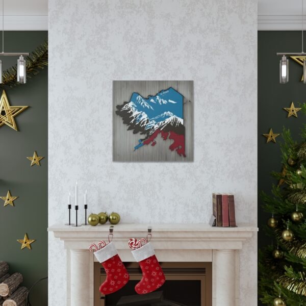 Alaska Canvas Gallery Wraps &#8211; Alaska Living Room Bedroom Office Home Wall Decor Canvas Art &#8211; Housewarming Gifts &#8211; AK New Home Gifts