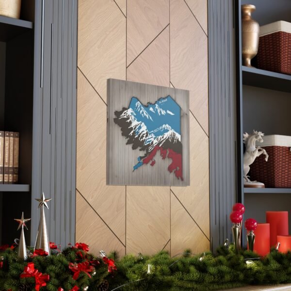 Alaska Canvas Gallery Wraps &#8211; Alaska Living Room Bedroom Office Home Wall Decor Canvas Art &#8211; Housewarming Gifts &#8211; AK New Home Gifts