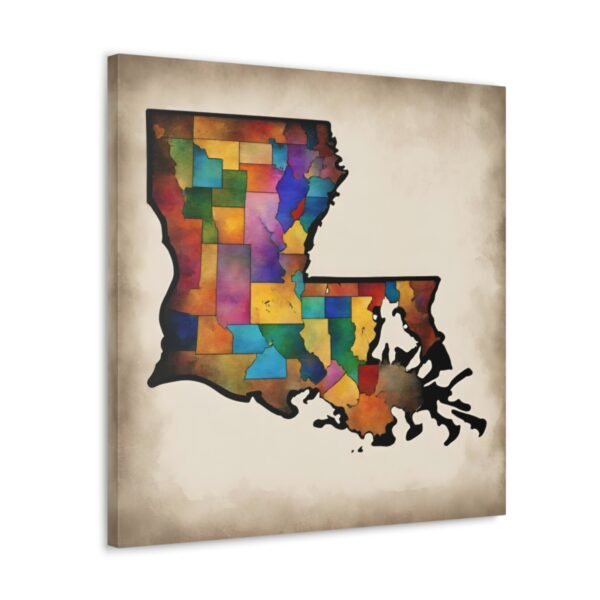Louisiana Canvas Gallery Wraps &#8211; Louisiana Home Office Bedroom Living Room Wall Decor Canvas Art &#8211; Housewarming Gifts &#8211; LA New Home Gifts
