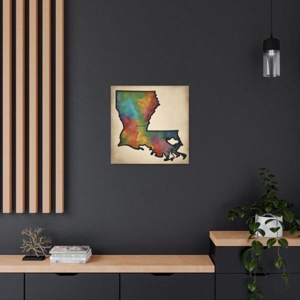 Louisiana Canvas Gallery Wraps &#8211; Louisiana Home Bedroom Living Room Office Wall Decor Canvas Art &#8211; Housewarming Gifts &#8211; LA New Home Gifts