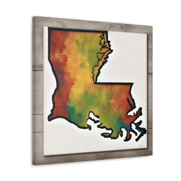 Louisiana Canvas Gallery Wraps &#8211; Louisiana Bedroom Living Room Home Office Wall Decor Canvas Art &#8211; Housewarming Gifts &#8211; LA New Home Gifts