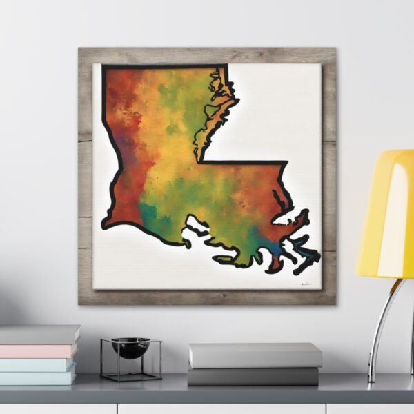 Louisiana Canvas Gallery Wraps &#8211; Louisiana Bedroom Living Room Home Office Wall Decor Canvas Art &#8211; Housewarming Gifts &#8211; LA New Home Gifts