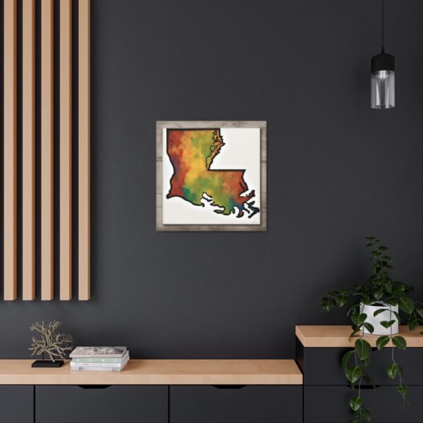 Louisiana Canvas Gallery Wraps &#8211; Louisiana Bedroom Living Room Home Office Wall Decor Canvas Art &#8211; Housewarming Gifts &#8211; LA New Home Gifts