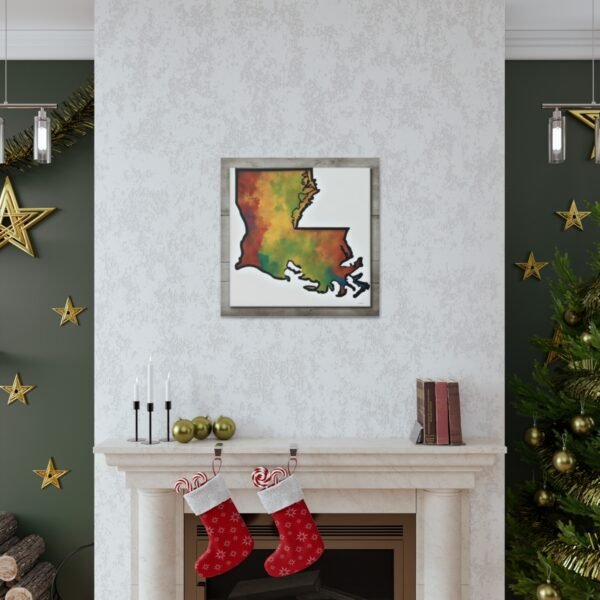 Louisiana Canvas Gallery Wraps &#8211; Louisiana Bedroom Living Room Home Office Wall Decor Canvas Art &#8211; Housewarming Gifts &#8211; LA New Home Gifts