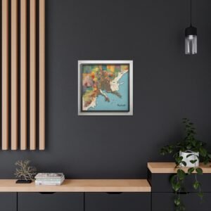 Massachusetts Canvas Gallery Wraps &#8211; Massachusetts Office Living Room Home Wall Decor Canvas Art &#8211; Housewarming Gifts &#8211; MA New Home Gifts