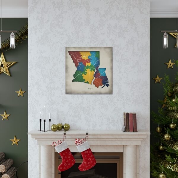 Maryland Canvas Gallery Wraps &#8211; Maryland Bedroom Living Room Home Office Wall Decor Canvas Art &#8211; Housewarming Gifts &#8211; MD New Home Gifts