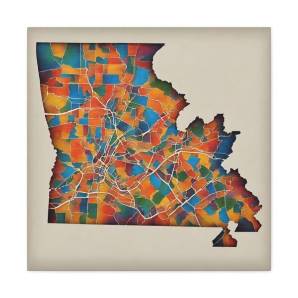 Pennsylvania Canvas Gallery Wraps &#8211; Pennsylvania Bedroom Office Living Room Wall Decor Home Canvas Art &#8211; Housewarming Gifts &#8211; PA Home Gifts