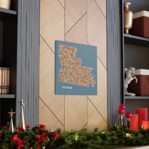Pennsylvania Canvas Gallery Wraps &#8211; Pennsylvania Office Living Room Wall Decor Bedroom Home Canvas Art &#8211; Housewarming Gifts &#8211; PA Home Gifts