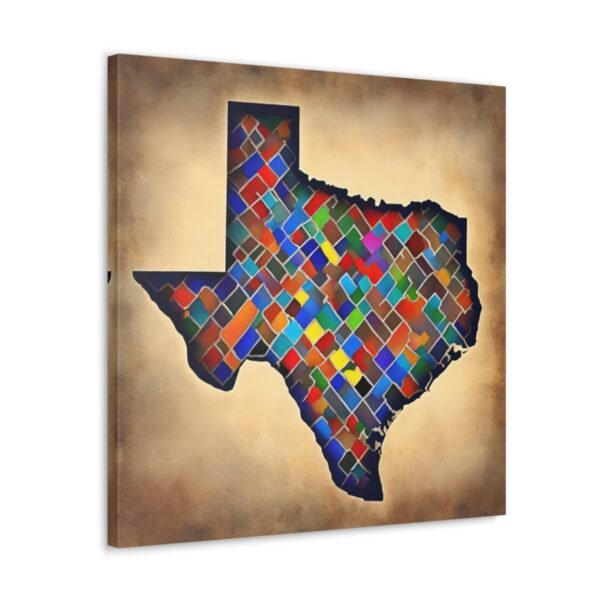 Texas Canvas Gallery Wraps &#8211; Texas Office Bedroom Living Room Wall Decor Home Bedroom Canvas Art &#8211; Housewarming Gifts &#8211; TX New Home Gifts