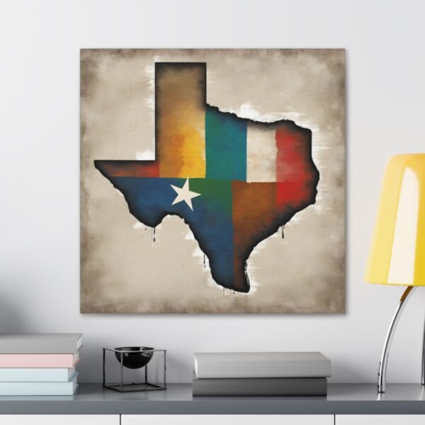 Texas Canvas Gallery Wraps &#8211; Texas Office Living Room Wall Decor Bedroom Home Canvas Art &#8211; Housewarming Gifts &#8211; TX New Home Gifts