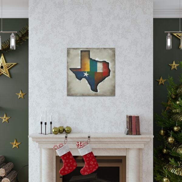 Texas Canvas Gallery Wraps &#8211; Texas Office Living Room Wall Decor Bedroom Home Canvas Art &#8211; Housewarming Gifts &#8211; TX New Home Gifts