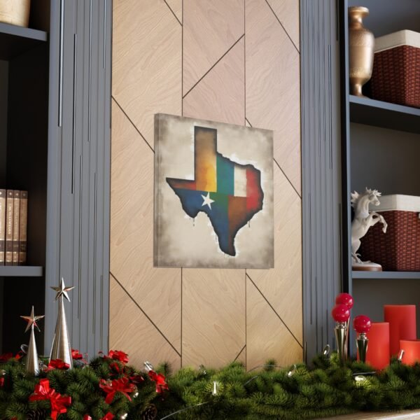 Texas Canvas Gallery Wraps &#8211; Texas Office Living Room Wall Decor Bedroom Home Canvas Art &#8211; Housewarming Gifts &#8211; TX New Home Gifts