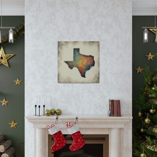 Texas Canvas Gallery Wraps &#8211; Texas Office Living Room Bedroom Wall Decor Home Canvas Art &#8211; Housewarming Gifts &#8211; TX New Home Gifts