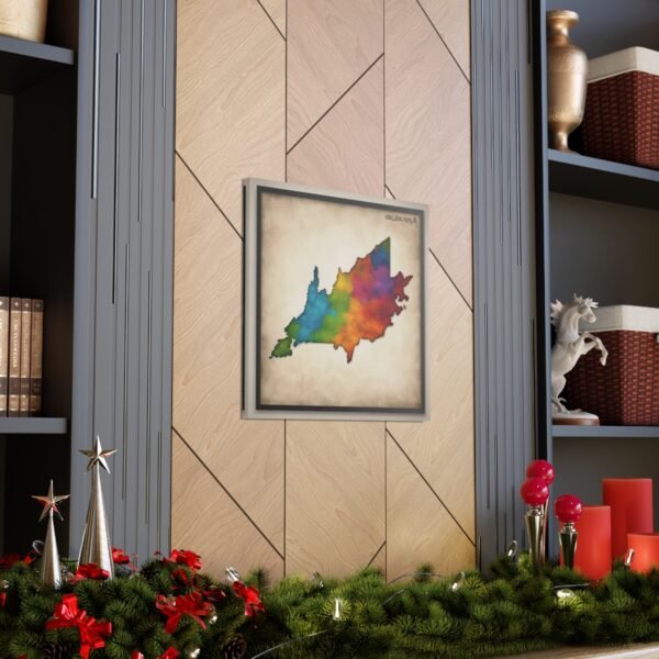 Virginia Canvas Gallery Wraps &#8211; Virginia Bedroom Living Room Office Wall Decor Home Canvas Art &#8211; Housewarming Gifts &#8211; VA New Home Gifts