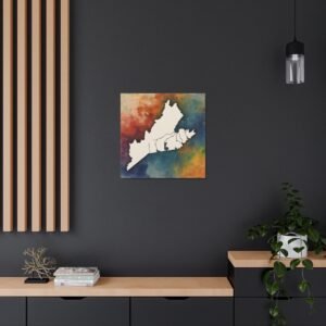 Virginia Canvas Gallery Wraps &#8211; Virginia Living Room Bedroom Office Wall Decor Home Canvas Art &#8211; Housewarming Gifts &#8211; VA New Home Gifts