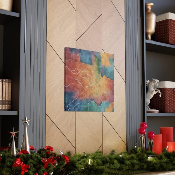 Utah Canvas Gallery Wraps &#8211; Utah Living Room Office Bedroom Wall Decor Home Canvas Art &#8211; Housewarming Gifts &#8211; UT New Home Gifts