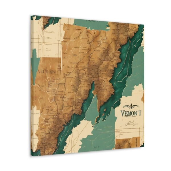 Vermont Canvas Gallery Wraps &#8211; Vermont Living Room Bedroom Office Wall Decor Home Canvas Art &#8211; Housewarming Gifts &#8211; VT New Home Gifts