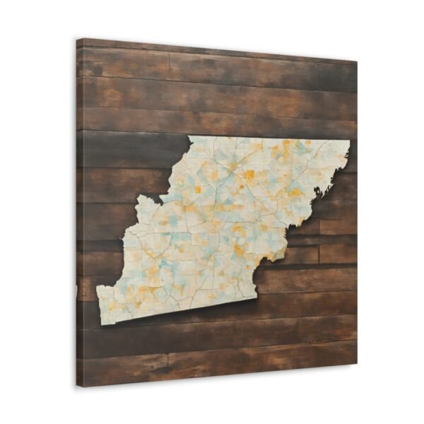 Tennessee Canvas Gallery Wraps &#8211; Tennessee Living Room Office Wall Decor Bedroom Home Canvas Art &#8211; Housewarming Gifts &#8211; TN New Home Gifts