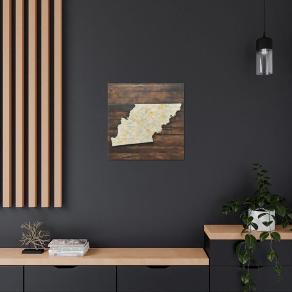 Tennessee Canvas Gallery Wraps &#8211; Tennessee Living Room Office Wall Decor Bedroom Home Canvas Art &#8211; Housewarming Gifts &#8211; TN New Home Gifts