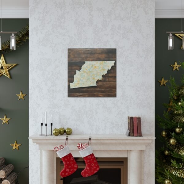 Tennessee Canvas Gallery Wraps &#8211; Tennessee Living Room Office Wall Decor Bedroom Home Canvas Art &#8211; Housewarming Gifts &#8211; TN New Home Gifts