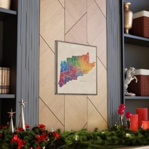 Tennessee Canvas Gallery Wraps &#8211; Tennessee Living Room Wall Decor Office Bedroom Home Canvas Art &#8211; Housewarming Gifts &#8211; TN New Home Gifts