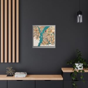 Washington Canvas Gallery Wraps &#8211; Washington Living Room Wall Decor Office Bedroom Home Canvas Art &#8211; Housewarming Gifts &#8211; WA New Home Gifts