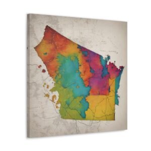 Washington Canvas Gallery Wraps &#8211; Washington Living Room Office Wall Decor Bedroom Home Canvas Art &#8211; Housewarming Gifts &#8211; WA New Home Gifts
