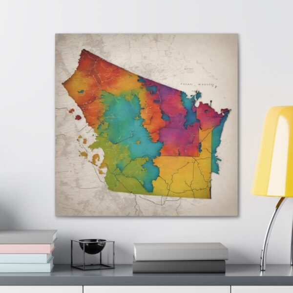 Washington Canvas Gallery Wraps &#8211; Washington Living Room Office Wall Decor Bedroom Home Canvas Art &#8211; Housewarming Gifts &#8211; WA New Home Gifts