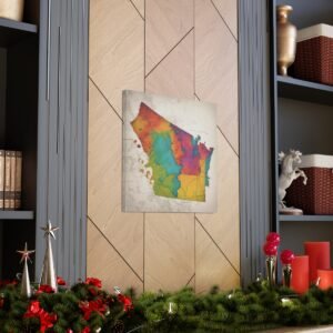 Washington Canvas Gallery Wraps &#8211; Washington Living Room Office Wall Decor Bedroom Home Canvas Art &#8211; Housewarming Gifts &#8211; WA New Home Gifts