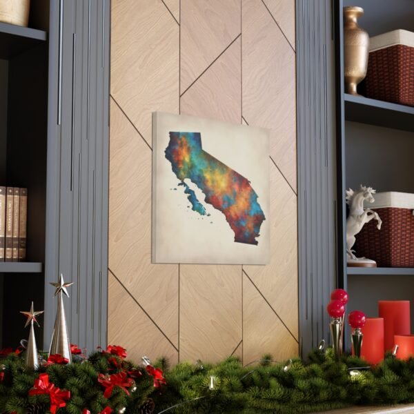 California Canvas Gallery Wraps &#8211; California Living Room Home Office Bedroom Wall Decor Canvas Art &#8211; Housewarming Gifts &#8211; CA New Home Gifts