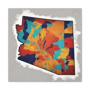 Arizona Canvas Gallery Wraps &#8211; Arizona Bedroom Living Room Home Office Wall Decor Canvas Art &#8211; Housewarming Gifts &#8211; AZ New Home Gifts