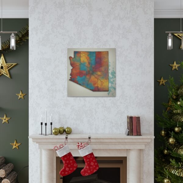 Arizona Canvas Gallery Wraps &#8211; Arizona Living Room Home Office Bedroom Wall Decor Canvas Art &#8211; Housewarming Gifts &#8211; AZ New Home Gifts