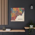 California Canvas Gallery Wraps &#8211; California Office Bedroom Home Living Room Wall Decor Canvas Art &#8211; Housewarming Gifts &#8211; CA New Home Gifts