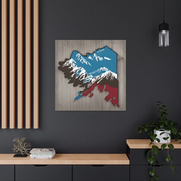 Alaska Canvas Gallery Wraps &#8211; Alaska Living Room Bedroom Office Home Wall Decor Canvas Art &#8211; Housewarming Gifts &#8211; AK New Home Gifts