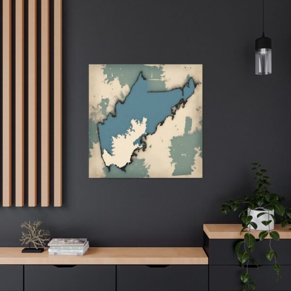 Maine Canvas Gallery Wraps &#8211; Maine Bedroom Office Home Living Room Wall Decor Canvas Art &#8211; Housewarming Gifts &#8211; ME New Home Gifts