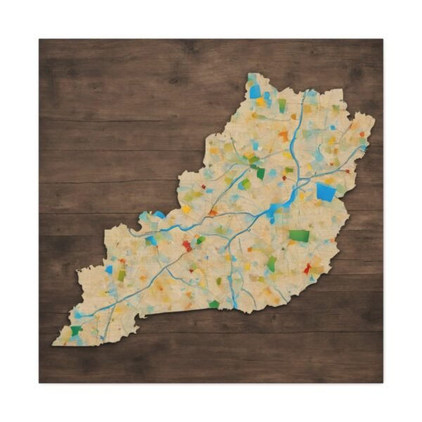 Kentucky Canvas Gallery Wraps &#8211; Kentucky Bedroom Home Office Living Room Wall Decor Canvas Art &#8211; Housewarming Gifts &#8211; KY New Home Gifts