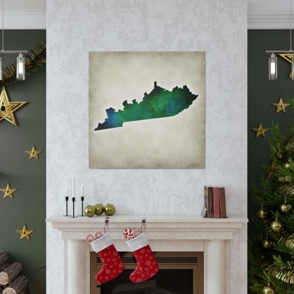 Kentucky Canvas Gallery Wraps &#8211; Kentucky Living Room Home Office Bedroom Wall Decor Canvas Art &#8211; Housewarming Gifts &#8211; KY New Home Gifts