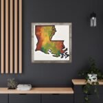 Massachusetts Canvas Gallery Wraps &#8211; Massachusetts Living Room Home Office Wall Decor Canvas Art &#8211; Housewarming Gifts &#8211; MA New Home Gifts