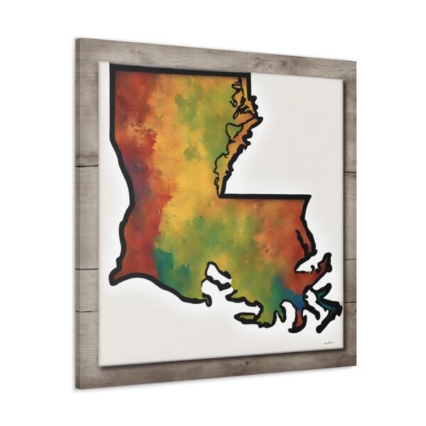 Louisiana Canvas Gallery Wraps &#8211; Louisiana Bedroom Living Room Home Office Wall Decor Canvas Art &#8211; Housewarming Gifts &#8211; LA New Home Gifts