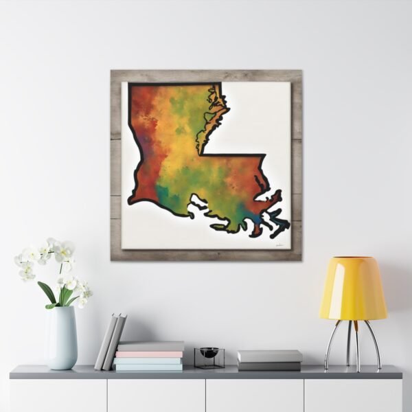 Louisiana Canvas Gallery Wraps &#8211; Louisiana Bedroom Living Room Home Office Wall Decor Canvas Art &#8211; Housewarming Gifts &#8211; LA New Home Gifts