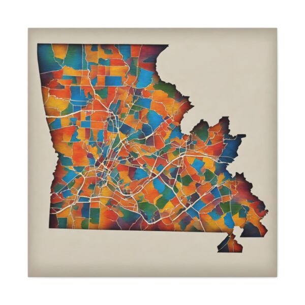 Pennsylvania Canvas Gallery Wraps &#8211; Pennsylvania Bedroom Office Living Room Wall Decor Home Canvas Art &#8211; Housewarming Gifts &#8211; PA Home Gifts