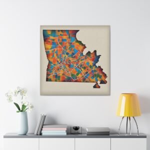 Pennsylvania Canvas Gallery Wraps &#8211; Pennsylvania Bedroom Office Living Room Wall Decor Home Canvas Art &#8211; Housewarming Gifts &#8211; PA Home Gifts