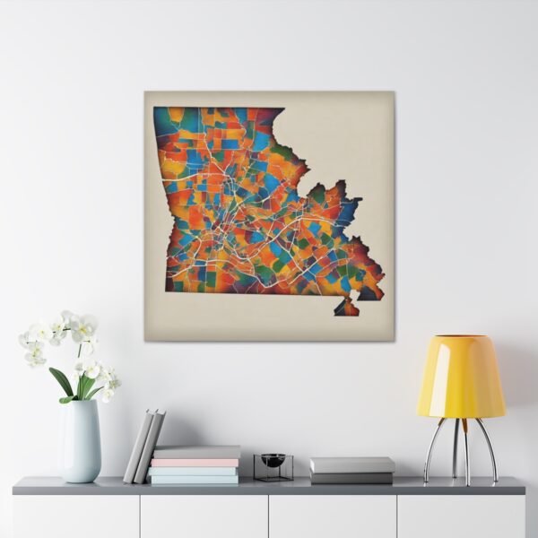 Pennsylvania Canvas Gallery Wraps &#8211; Pennsylvania Bedroom Office Living Room Wall Decor Home Canvas Art &#8211; Housewarming Gifts &#8211; PA Home Gifts