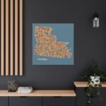 Pennsylvania Canvas Gallery Wraps &#8211; Pennsylvania Bedroom Office Living Room Wall Decor Home Canvas Art &#8211; Housewarming Gifts &#8211; PA Home Gifts