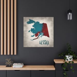 Alaska Canvas Gallery Wraps &#8211; Alaska Bedroom Office Home Living Room Wall Decor Canvas Art &#8211; Housewarming Gifts &#8211; AK New Home Gifts